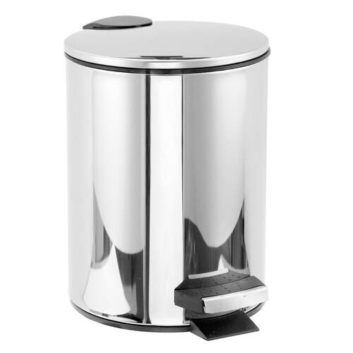 Boxsweden 3L Pedal Bin - Stainless Steel