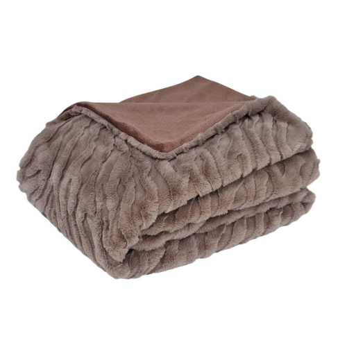 J. Elliot Rita 130x160cm Throw Blanket Decor - Woodsmoke