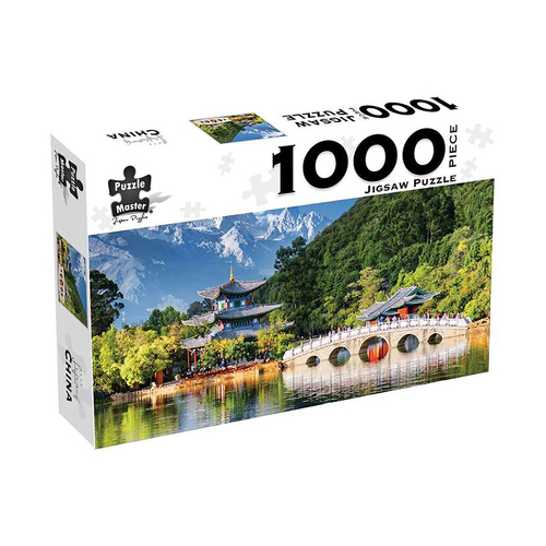 1000pc Puzzle Master Lijiang China Jigsaw Puzzle Kids 8y+