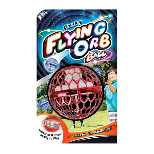 Kazaang Flying Orb Ball Toy Indoor/Outdoor Kids/Children 8y+ Red