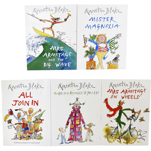 5pc Promotional Quentin Blake Book Collection Set 8-12Y+