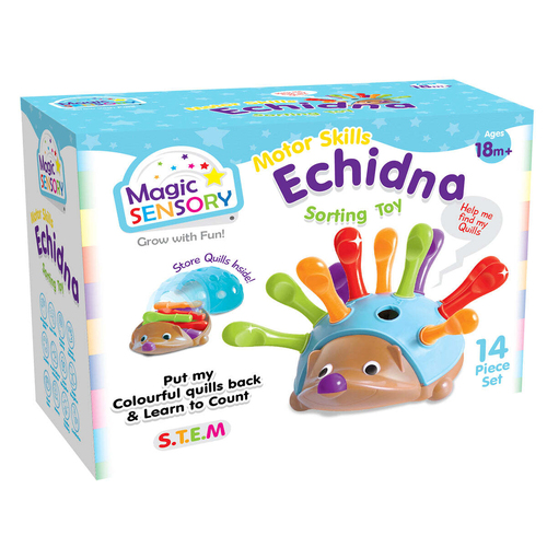 Magic Sensory Fine Motor Skills Kids Sorting Toy - Echidna 18m+