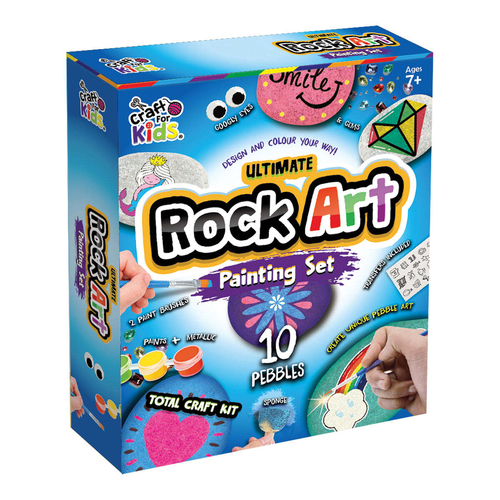 Craft For Kids Ultimate Rock Painting Kids DIY Art Kit 8y+