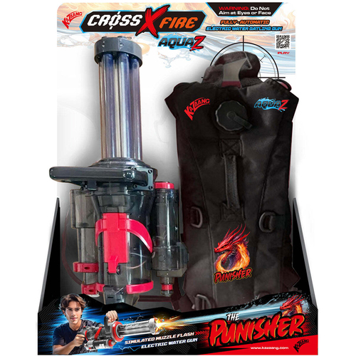 Kazaang CrossXFire AquaZ Electric Water Gun Kids Toy - Punisher 8y+