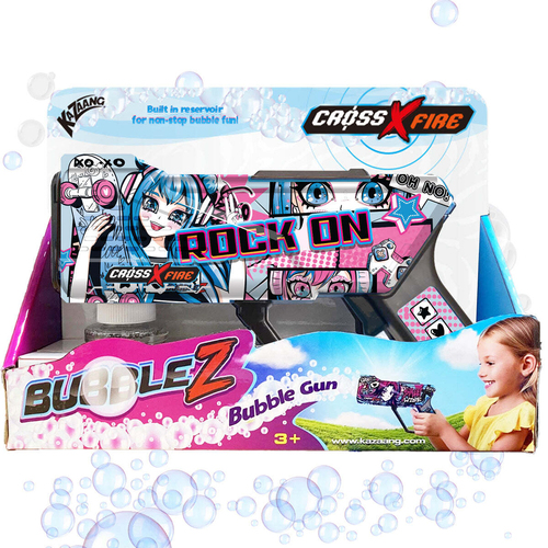 Kazaang CrossXFire BubbleZ  Gun Kids Toy - Rock On 3y+