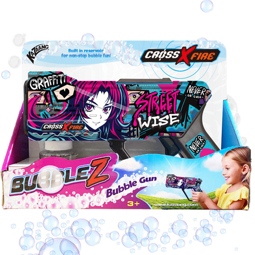 Kazaang CrossXFire BubbleZ Gun Kids Toy - Streetwise 3y+