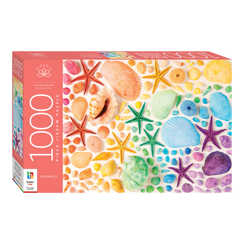 Elevate Mindfulness 1000pc Jigsaw Puzzle: Seashells 