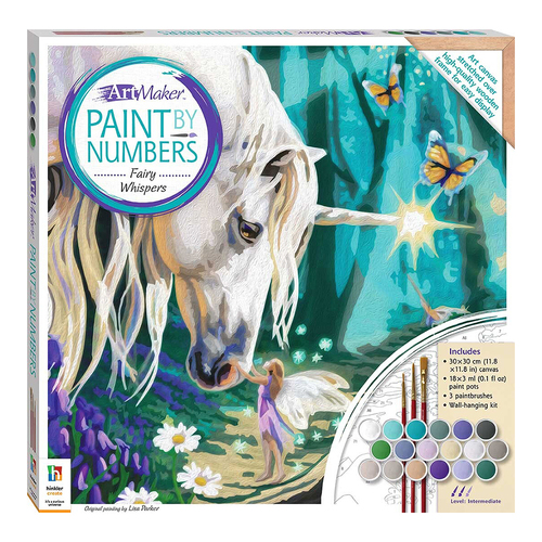 Art Maker Paint by Numbers Canvas: Fairy Whispers Painting Set 