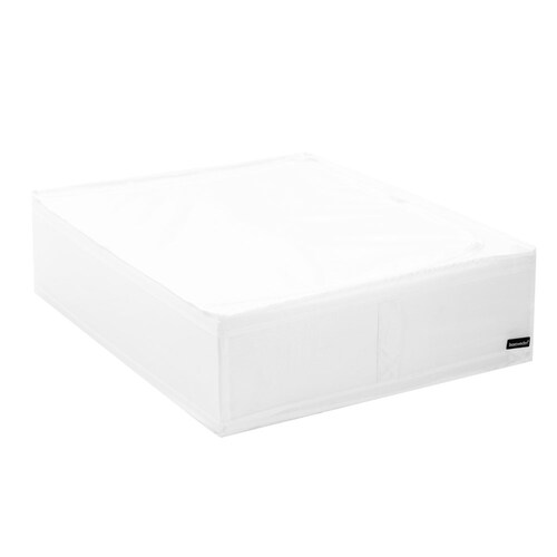 Boxsweden Kloset Storage Chest With Zipper Lge 69X55X19cm  White