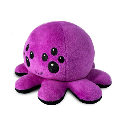 Tee Turtle Reversible Plushie Plush Toy Spider Black/Purple 3y+