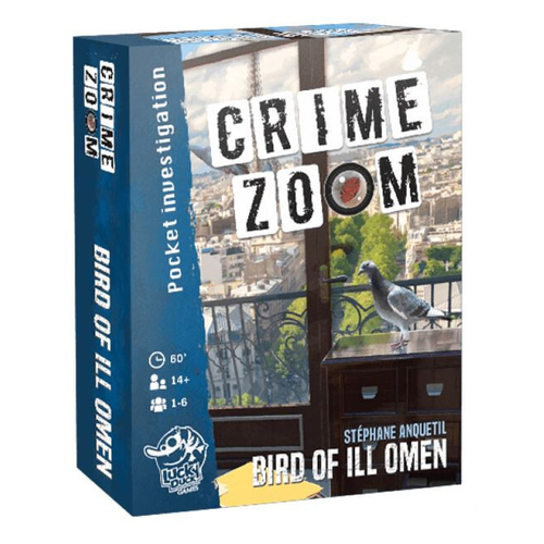 Lucky Duck Games Crime Zoom Case 2 Bird of Ill Omen Card Game 14y+