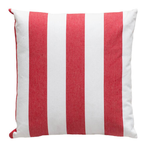 J. Elliot Outdoor Stripe Cushion 50x50cm Red