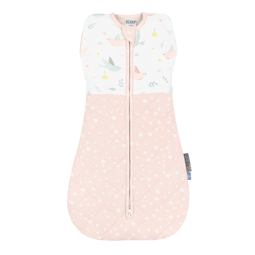 Living Textiles Zip Up Swaddle 2.5TOG 0-3M Ava Birds