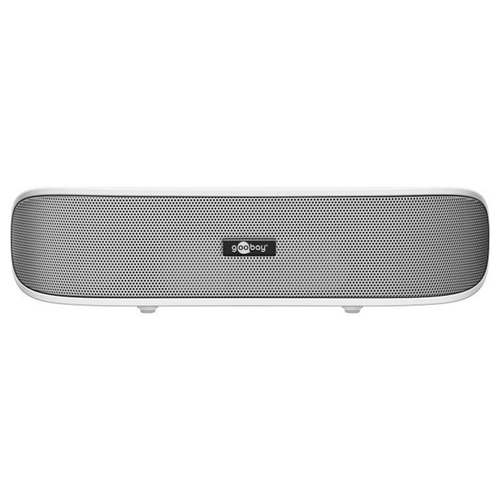 Goobay Stereo SoundbarPlug N Play Speaker - White