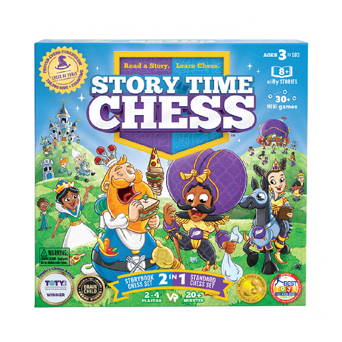 Thinking Cup Games Story Time Chess Storybook And Game Set 3y+