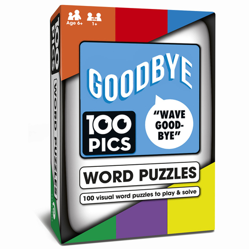 Poptacular 100 Pics Quizz Word Puzzles Flash Card Game Set 6y+