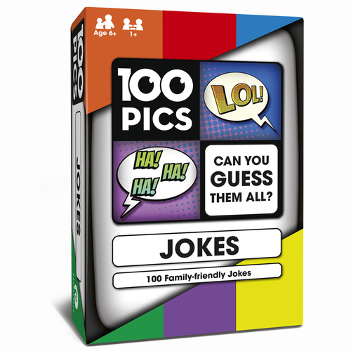 Poptacular 100 Pics Quizz Jokes Flash Card Game Set 6y+