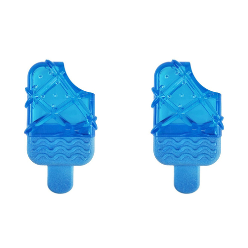 2PK Rosewood Cooling Ice Cream Pet Dog Refreshing Treat Interactive Play Toy Blue