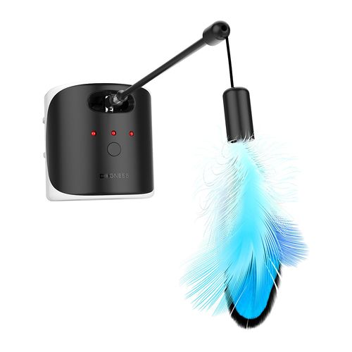 Dogness Electronic Interactive Laser And Feather Cat Teaser