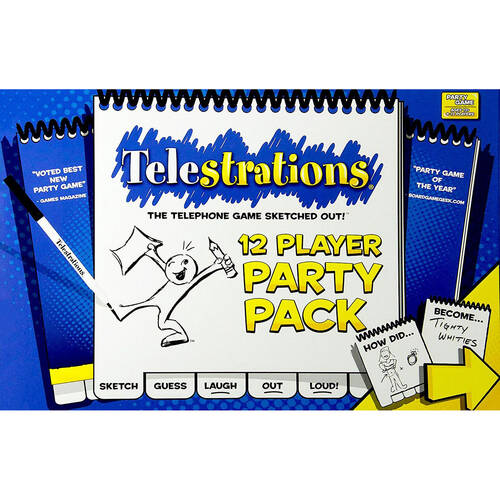 Crown & Andrews Telestrations 4-12 Players Party Game 12y+