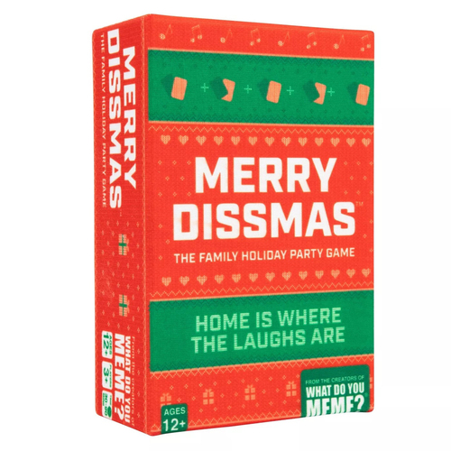 What Do You Meme Merry Dissmas Family Holiday Party Game 3-8 Players 12y+