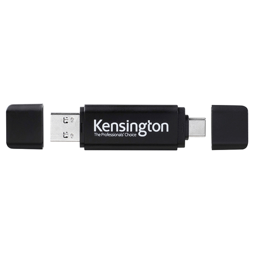 Kensington Dual USB-A & USB-C 32GB USB Black