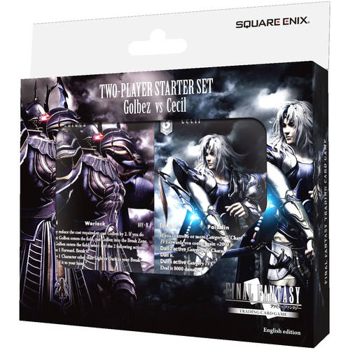 Final Fantasy TCG Two Player Starter Set Golbez vs Cecil Card Game