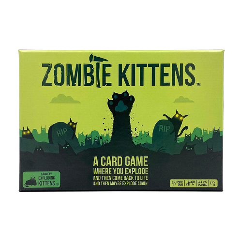 Exploding Kittens Zombie Kittens Party Game Kids 7y+