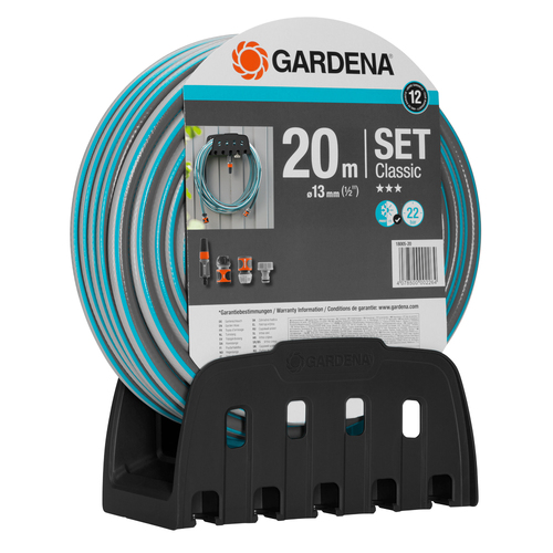 Gardena 18005-20 Classic Hose & Hanger Set 13mm x 20m