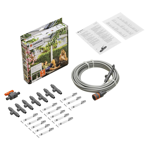 Gardena 13135-20 Cooling Mist Outdoor Water Sprayer Garden Set