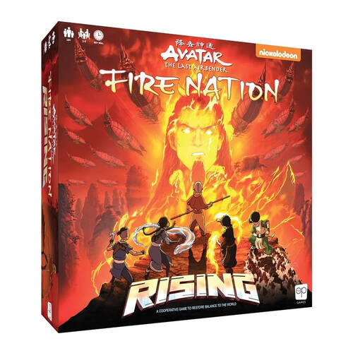 Avatar The Last Airbender Fire Nation Rising Kids Board Game 10y+