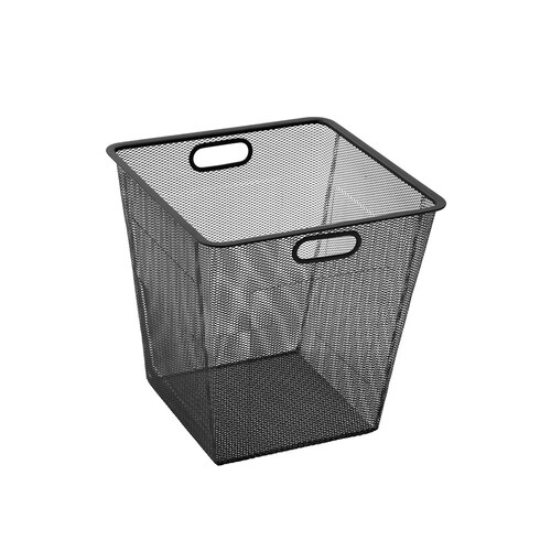 Boxsweden Mesh Storage Basket 33X33X33cm Black