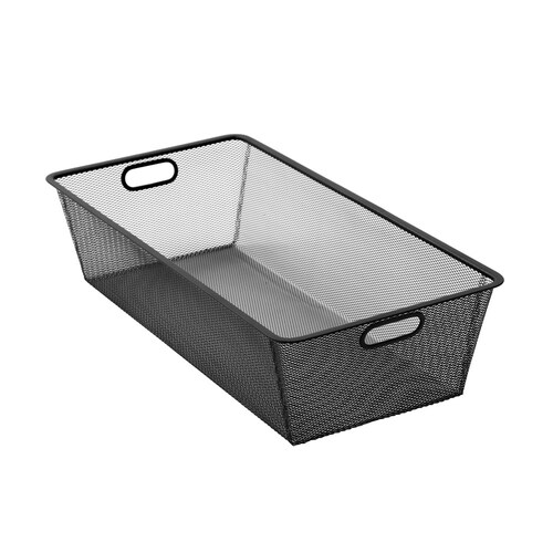 Boxsweden Mesh Storage Basket 33X65.5X46cm Black