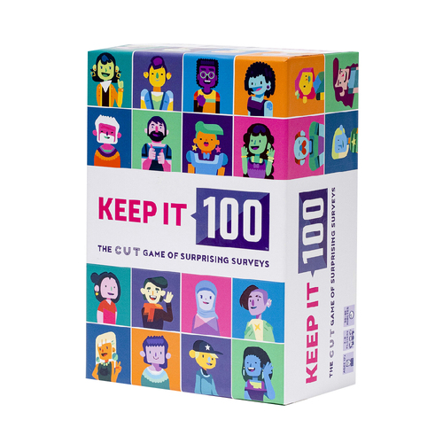 Cut Games Keep it 100 The Game Quiz Party Game 17y+