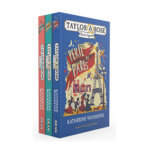 3pc Harper Collins Taylor & Rose Secret Agents Book Collection Set 8y+