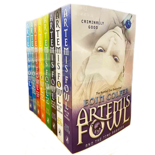 8pc Promotional Artemis Fowl YA Fiction Book Collection Set 14Y+