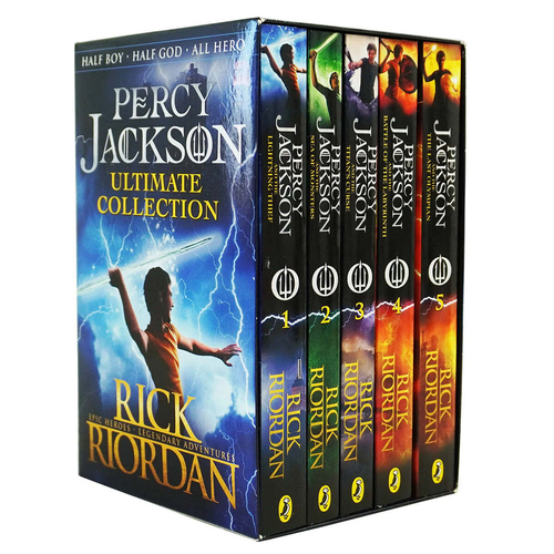 Promotional Rick Riordan Percy Jackson Ultimate Book Collection 8y+