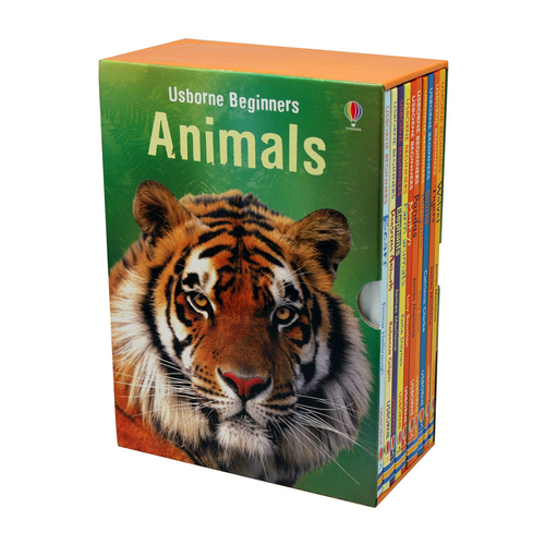 10pc Usborne Beginners Animals Book Kids Collection Set 8y+