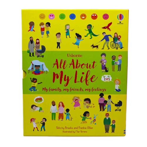 3pc Usborne All About My Life Boxed Set Kids Book Collection Set 3y+