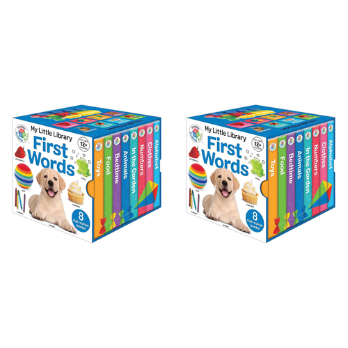 2PK Hinkler Building Blocks My Little Library First Words Book Set 12m+