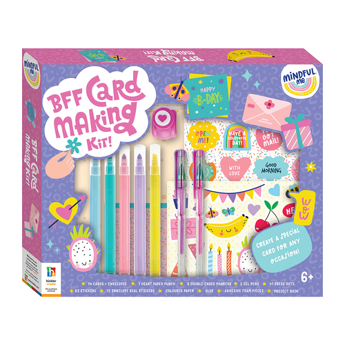 Elevate Mindful Me BFF Card Making Kit Craft Activity Kit 6y+