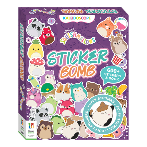 Kaleidoscope Sticker Bomb Squish Mallows Kids/Children Fun Activity Book