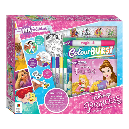 Inkredibles Disney Princess Colouring Activity Kit 3y+