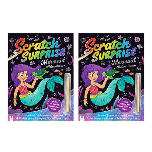 2PK Kaleidoscope Scratch Surprise Mermaid Adventure Kids Activity