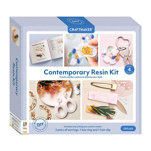 Craft Maker Contemporary Resin Kit Deluxe Art/Craft Set 