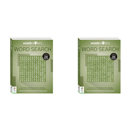 2PK Hinkler Mindworks Brain Training Word Search Teaser Book