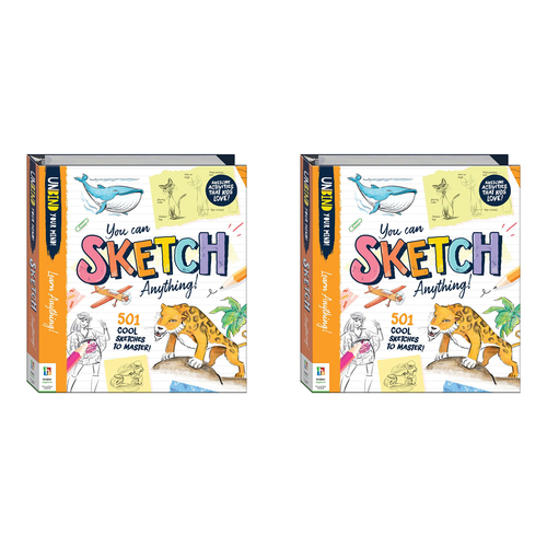 2PK Zap! Extra Unbinders Sketch Anything Kids Drawing Activity Book