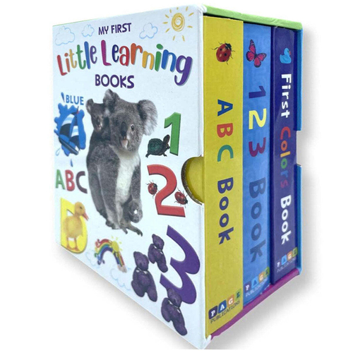 3pc Page Publications My First Little Learning Book Collection Set 0-3Y+