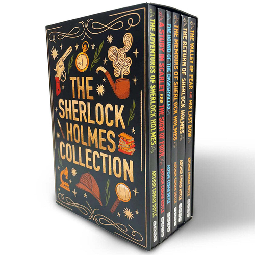 6pc Page Publications Sherlock Holmes Collection Book Set 12Y+