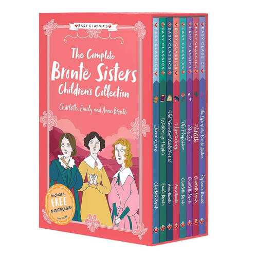 8pc The Complete Bronte Sisters Kids Reading Book 8y+